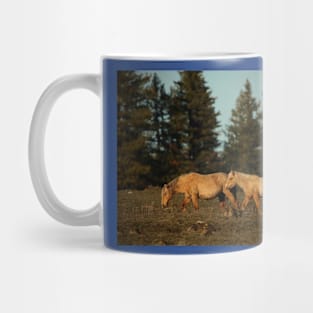 Sunset Wild Horses Mug